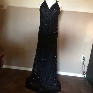 Black Floor Length Prom Dress